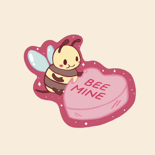 Bee Mine Sticker